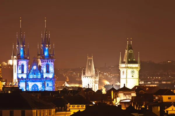 Praha gamleby, Tsjekkia – stockfoto