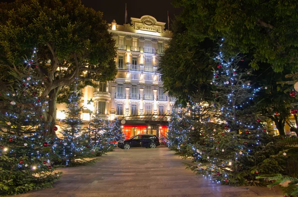 A Hotel Hermitage, Monaco, Franciaország — Stock Fotó