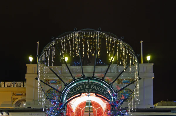 Entrance to the Cafe de Paris Monte Carlo Monaco — Stock Photo, Image