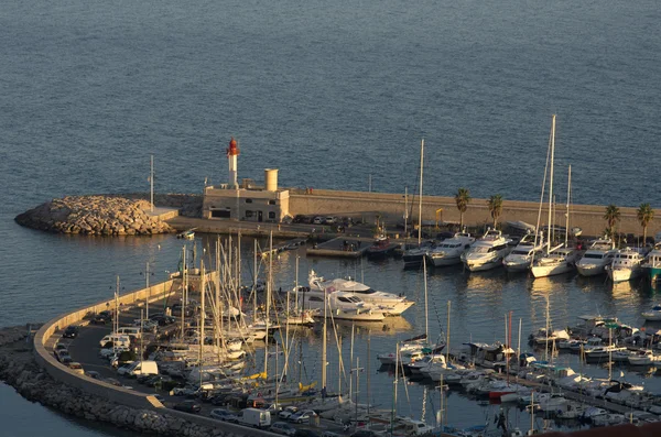 Fransız Rivierası, provence bölgesi, DEP'yi Menton deniz feneri