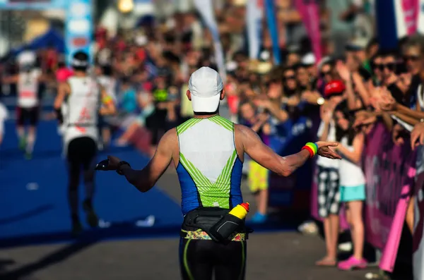 Laatste stappen naar de finish — Stockfoto