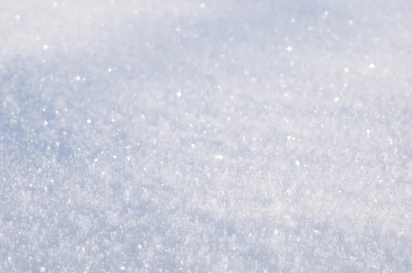 Puszysty śnieg zbliżenie — Zdjęcie stockowe