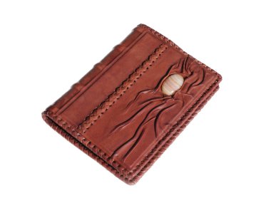 kahverengi deri bağlı çanta