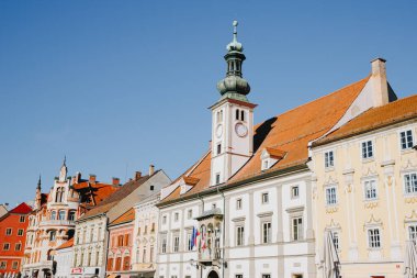 Maribor Belediyesi, Maribor, Slovenya. Şehrin ana meydanında yer almaktadır (Glavni trg)