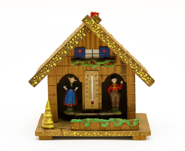 Traditional dutch weather house