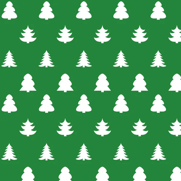 Christmas kit of trees on green background — Stock Photo, Image