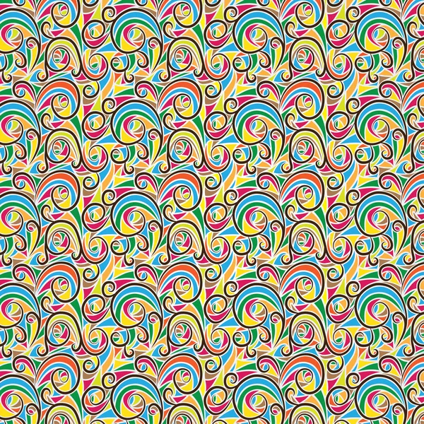 Colourful vintage pattern (background, texture) — Stock Photo, Image