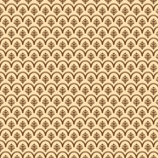 Vintage floral texture on a beige background — Stock Photo, Image