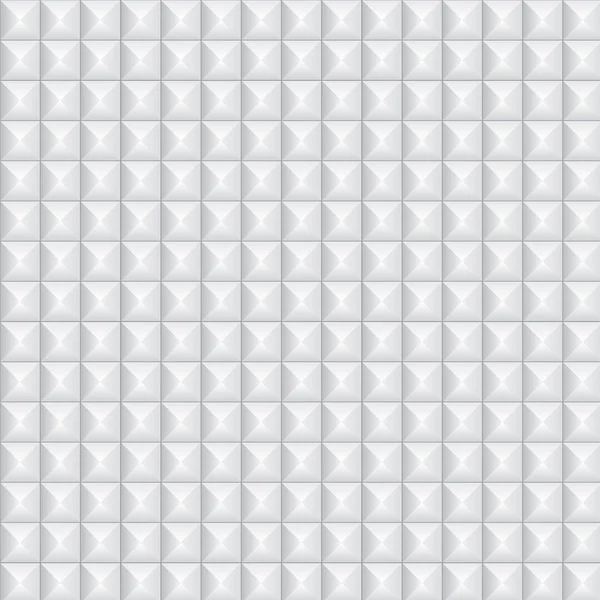 Volumetrische textuur van witte kubussen — Stockvector