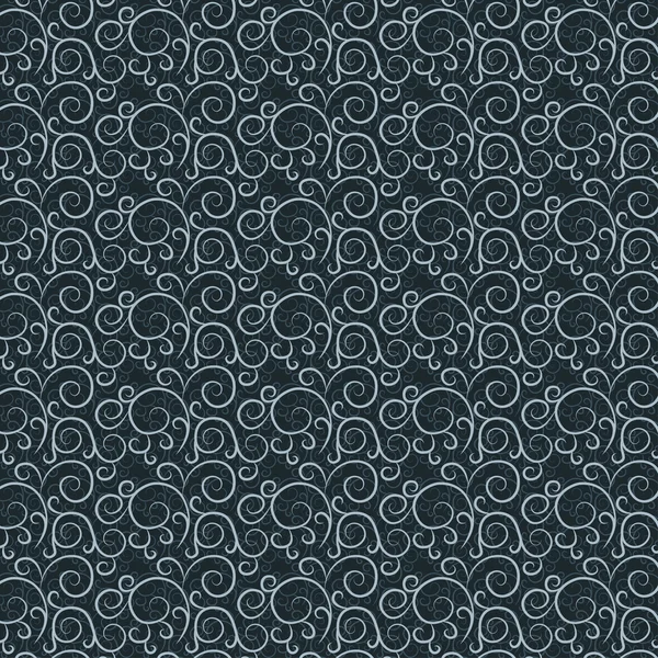暗い灰色の背景にヴィンテージのパターン — ストックベクタ