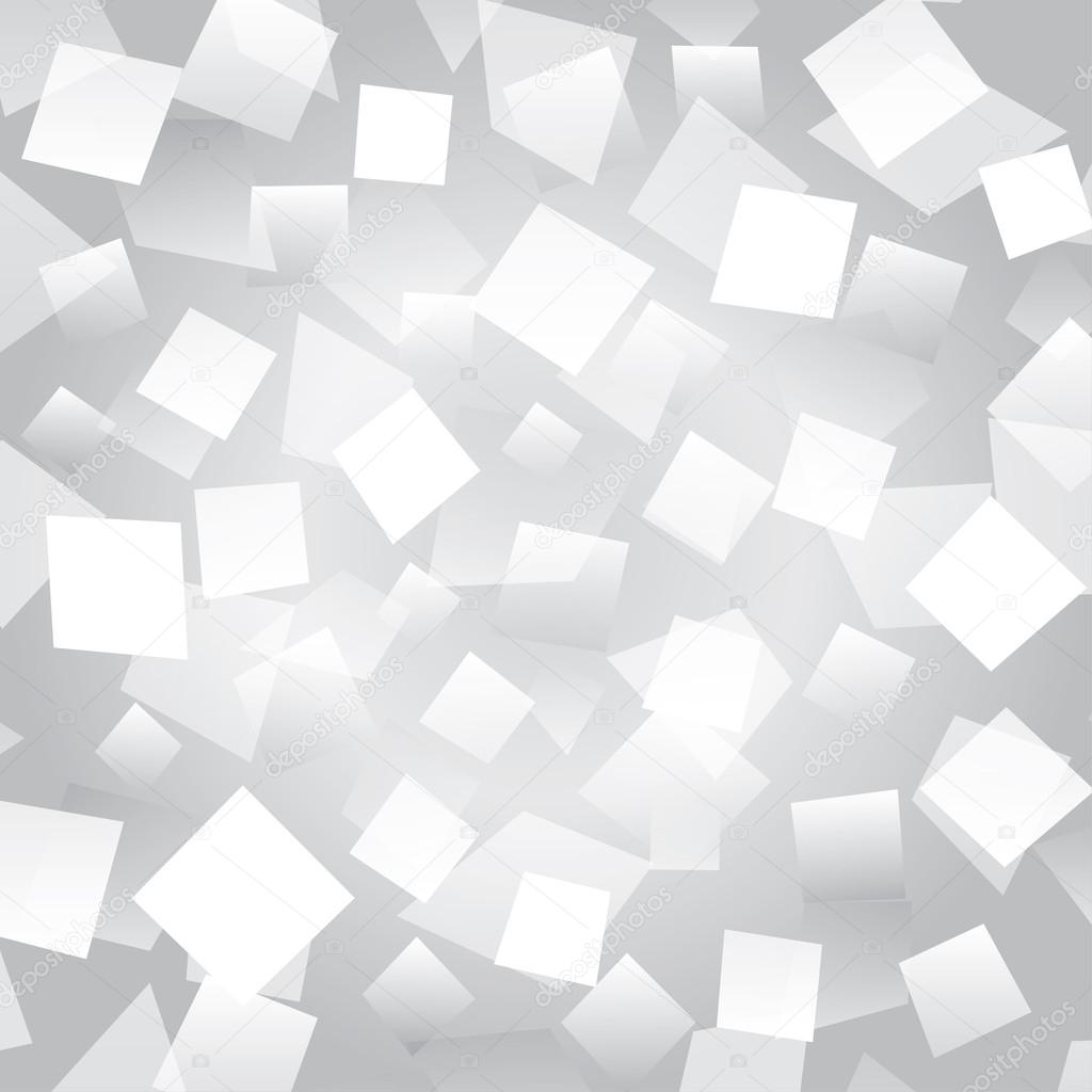 White abstract background with different rectangles