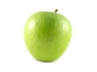 izole yeşil elma. taze diyet apple.