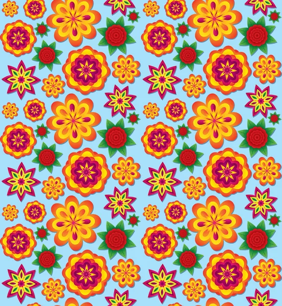 Tekstura kolorowe kwiaty pomiarowej — Zdjęcie stockowe