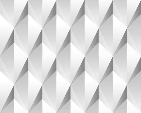 Textura abstracta volumétrica blanca (sin costuras ). — Vector de stock