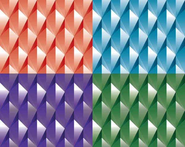 Conjunto de fundos abstratos coloridos (geométrico ) — Fotografia de Stock