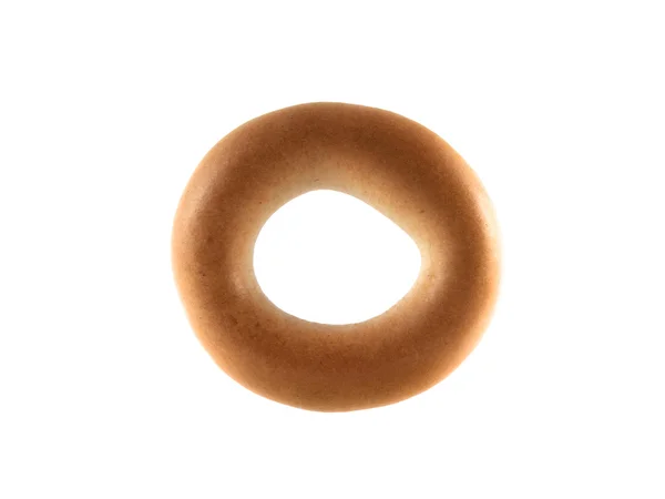 Bagel aislado sobre fondo blanco (uno ). — Foto de Stock