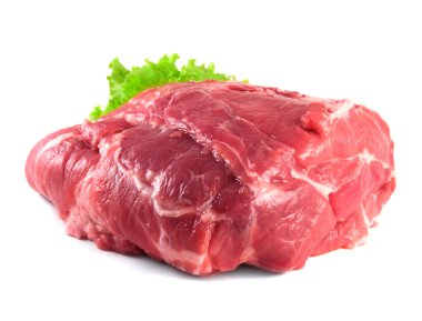 domuz eti boyun carbonade. pişmemiş domuz etli salata