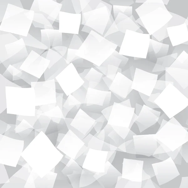 기하학적 개체와 흰색 추상적인 배경 — 스톡 벡터