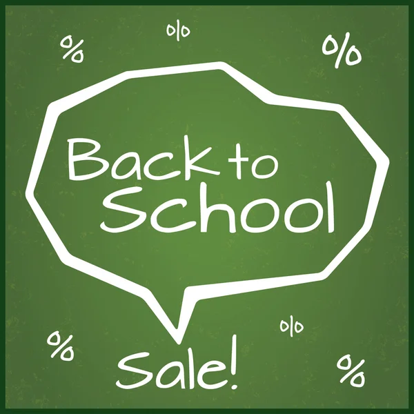 Back to school sale, vector illustration. Eps10. — Stock Vector