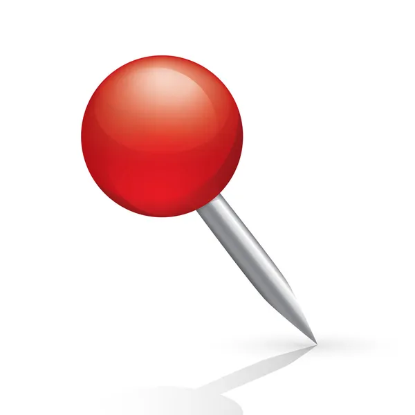 Pushpin icon isolated on white background — Stock Photo, Image