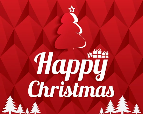 Christmas Greeting Card. Christmas tree. — Stock Photo, Image