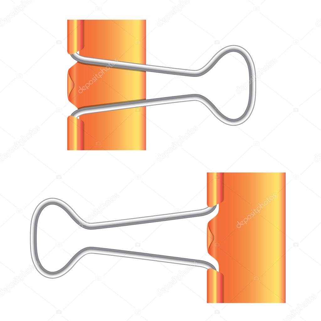 Binder Clips Orange Paper Clip Real Icon Stock Photo Image By C Blankstock Binder Clips Orange Paper Clip Real Icon Stock Photo Image By C Blankstock