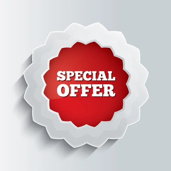 Special offer glass button. Illustration. — Stock Photo, Image