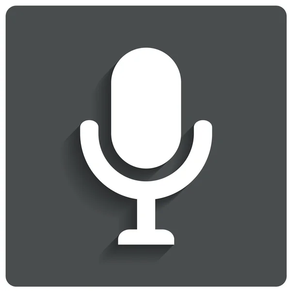 Microphone icon. Speaker symbol. Live music. — Stock Vector
