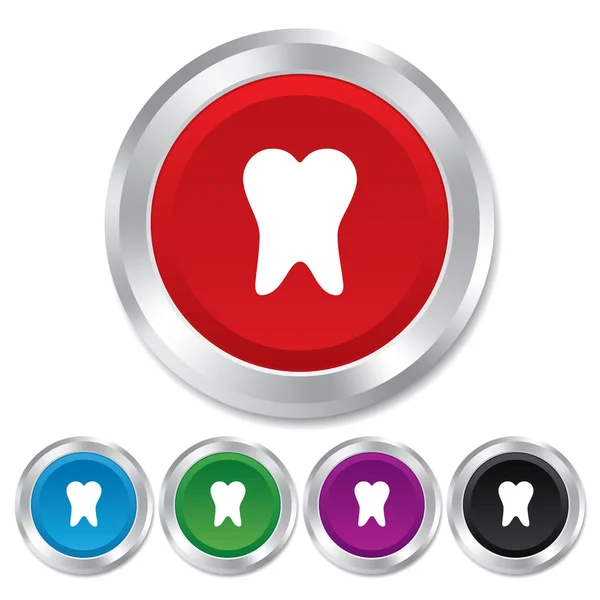 Знак зуба. Символ стоматологической помощи . — стоковый вектор