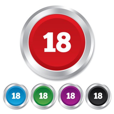 18 yaşında işareti. Yetişkin içerik.