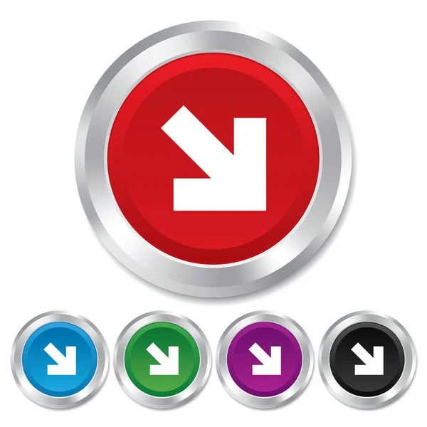Signo de flecha icono. Siguiente botón. Símbolo de navegación — Foto de Stock