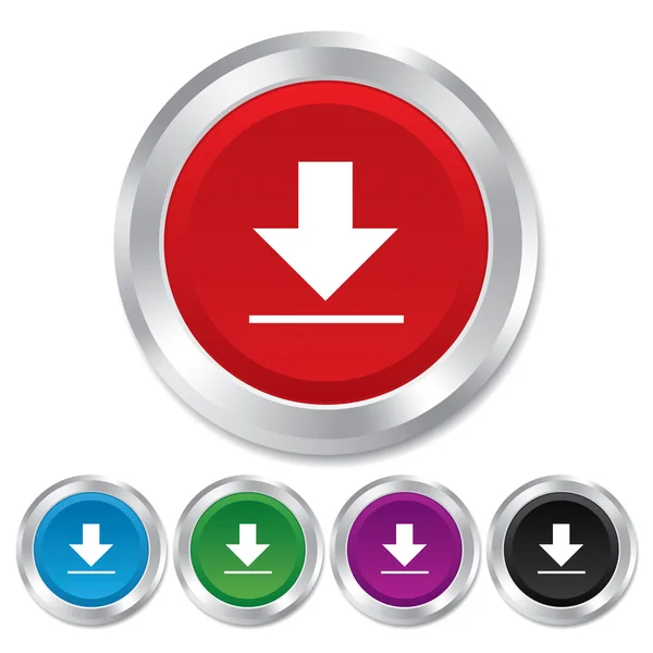 Download icon. Upload button. — Stock Photo, Image