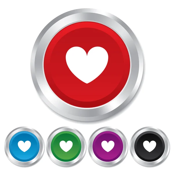 Heart sign icon. Love symbol. — Stock Photo, Image