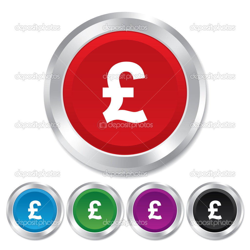 ポンド記号アイコン。ポンド通貨記号. — ストック写真 © Blankstock #39124251