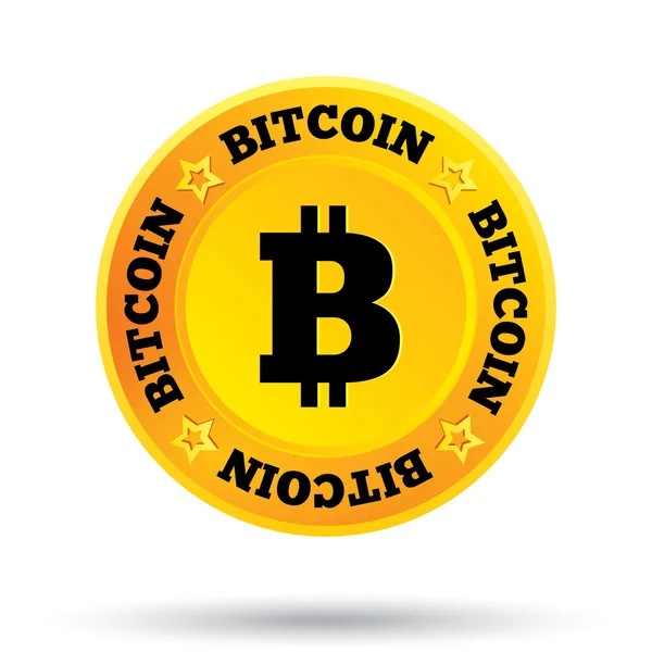 Bitcoin. Valuta di crittografia. Open source P2P . — Foto Stock