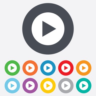 ok işareti simgesi. En yakın düğme. Gezinti simgesi