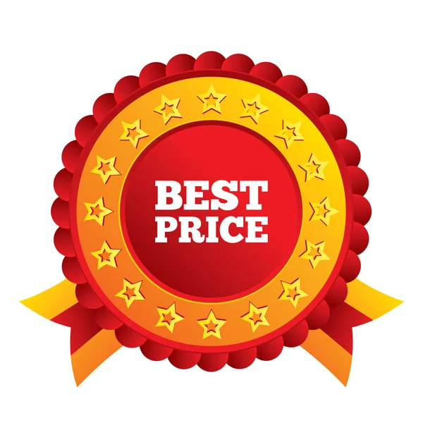 Legjobb ár aláírás ikonra. különleges ajánlat-szimbólum. — Stock Vector