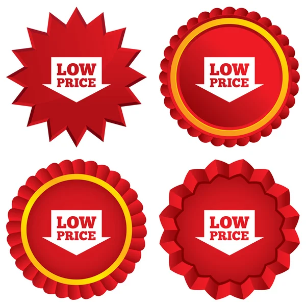 Low price sign icon. Special offer symbol. — Stock Vector