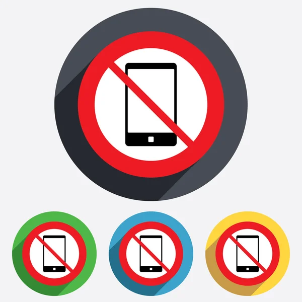 Do not call. Smartphone sign icon. Support. — Stock Photo, Image