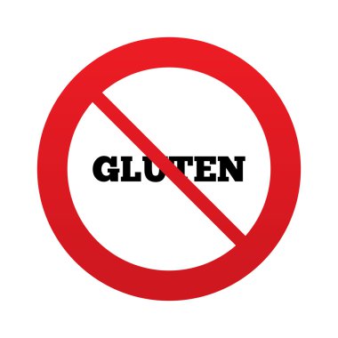 hiçbir gluten ücretsiz işareti simgesi. hiçbir gluten sembolü.