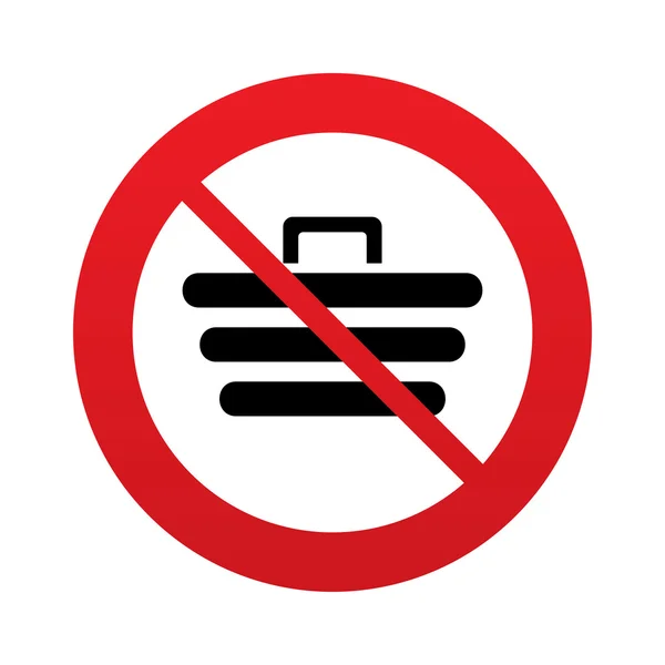 No Shopping Cart sign icon. Online buying button. — Stock Photo, Image