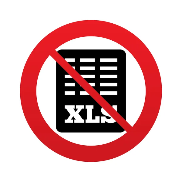 没有 excel 文件的文档图标。xls 下载按钮. — 图库照片