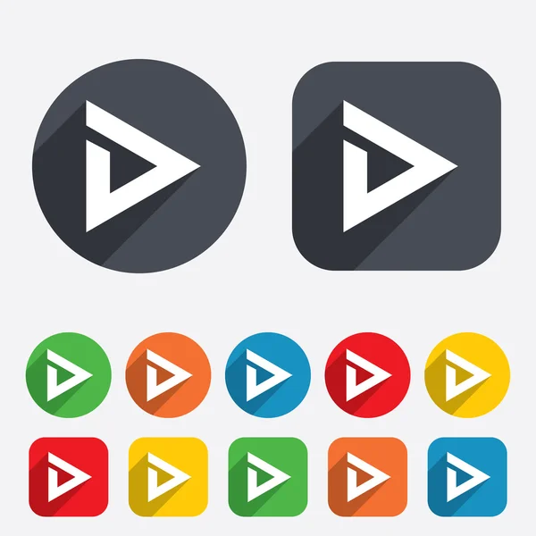 Arrow sign icon. Next button. Navigation symbol — Stock Photo, Image