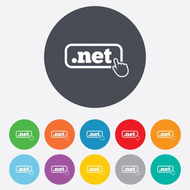 etki alanı net işareti simgesi. üst düzey Internet etki alanı