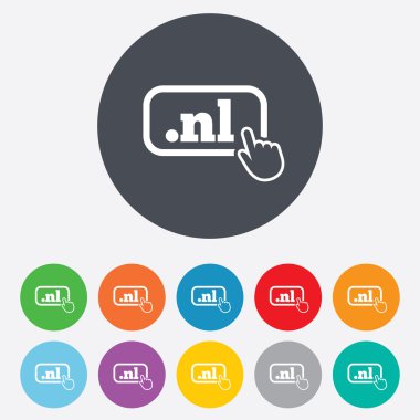 etki alanı nl işareti simgesi. üst düzey Internet etki alanı