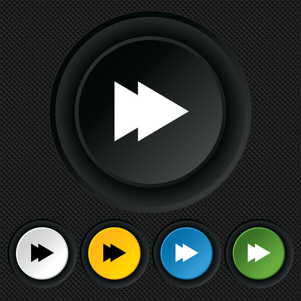 Arrow sign icon. Next button. Navigation symbol
