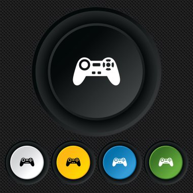 joystick işareti simgesi. video oyunu simgesi.