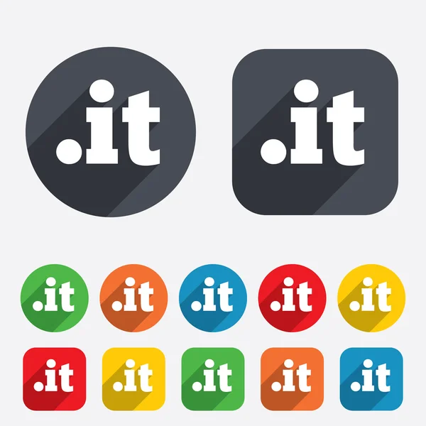 Domain IT sign icon. Top-level internet domain — Stock Photo, Image