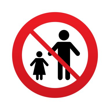 tek ebeveynli aile ile çocuk işareti simgesi.