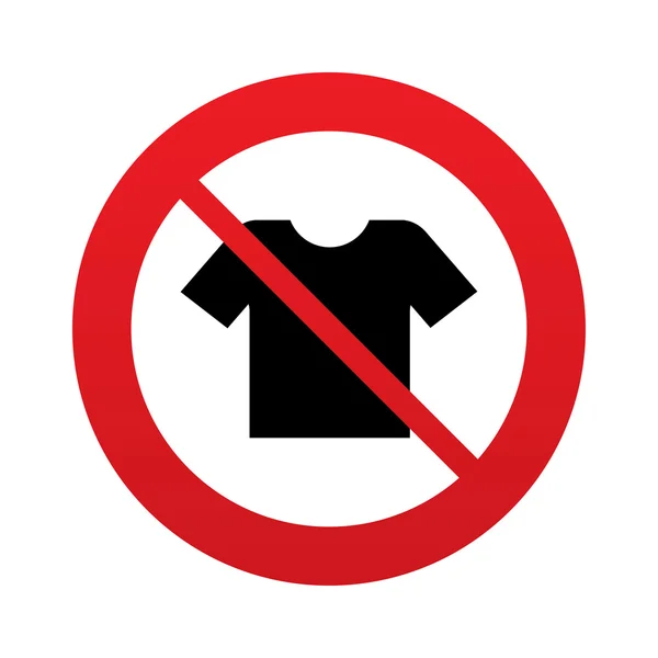 T シャツの記号アイコン。服のシンボル. — ストックベクタ